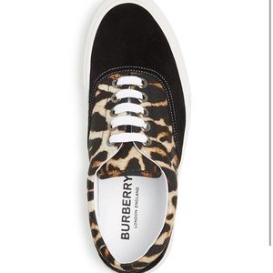BURBERRY🍂🍁Wilson Leopard sneakers Sz 9 men